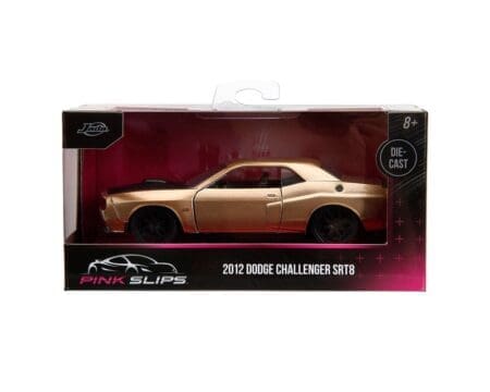 Jada 1:32 2012 Dodge Challenger SRT8 - Gold - Pink Slips