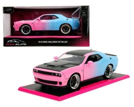 Jada 1:24 2015 Dodge Challenger SRT Hellcat - Pink Blue Gradient – Pink Slips