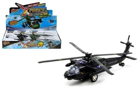 Aircraft – Army Sikorsky UH-60 Black Hawk 9" - XForce Commander - Display Tray Box Set of 6