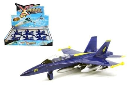 XForce Commander - U.S. Navy Blue Angels F/A-18 – 9" Aircraft - Display Tray Set of 6