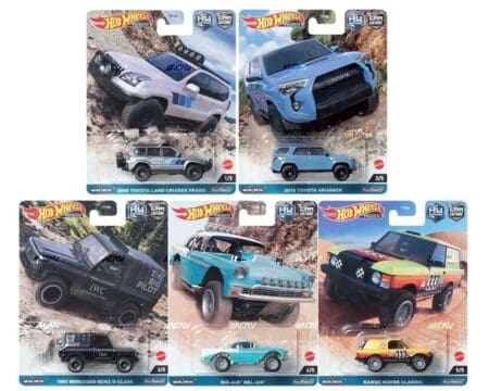 Hot Wheels 1:64 Car Culture 2023 F Case Off Road Assortment - SOLID PACK ONLY
