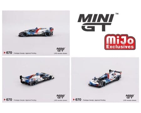Mini GT 1:64 BMW M Hybrid V8 GTP #24 BMW M Team RLL  2023 IMSA Daytona 24 Hrs - MiJo Exclusives