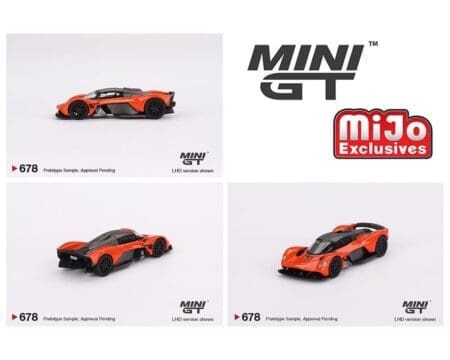Mini GT 1:64 Aston Martin Valkyrie - Maximum Orange- MiJo Exclusives