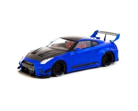 Tarmac Works 1:43 Liberty Walk LB-Silhouette Works GT Nissan 35GT-RR - Blue - Image 2