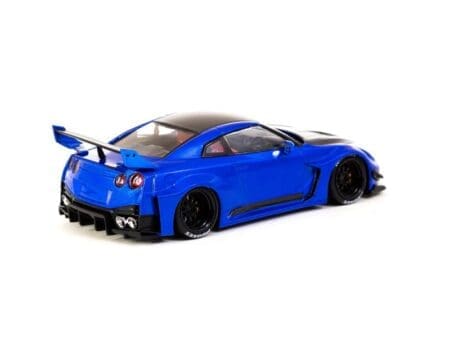 Tarmac Works 1:43 Liberty Walk LB-Silhouette Works GT Nissan 35GT-RR - Blue - Image 3