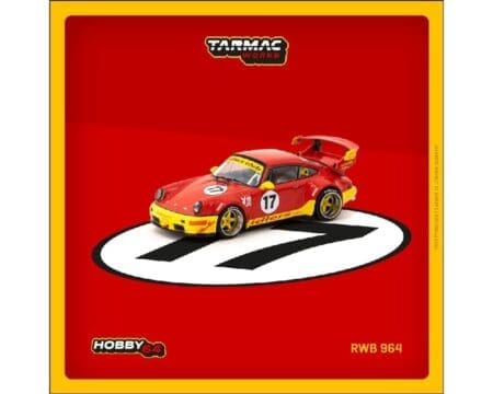 Tarmac Works 1:64 RWB 964 Idlers - Red- Hobby64