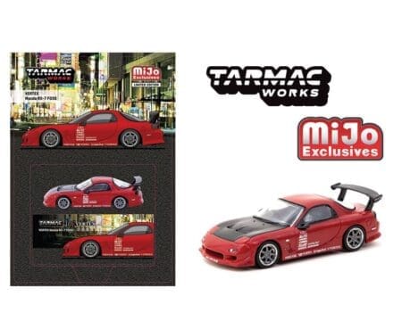 Tarmac Works 1:64 VERTEX Mazda RX-7 FD3S - Red - Global64 - MiJo Exclusives