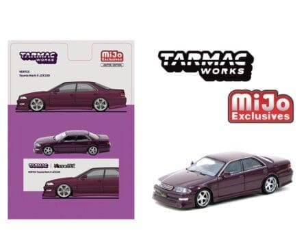 Tarmac Works 1:64 VERTEX Toyota Mark II JZX100 - Purple - Global64 - MiJo Exclusives