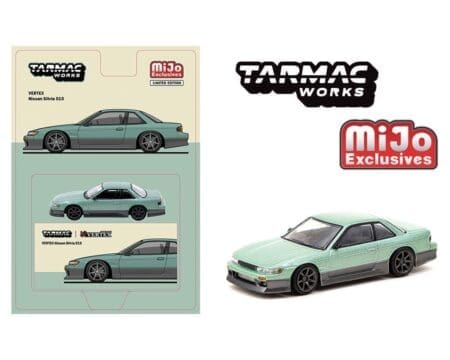 Tarmac Works 1:64 VERTEX Nissan Silvia S13 - Green - MiJo Exclusives