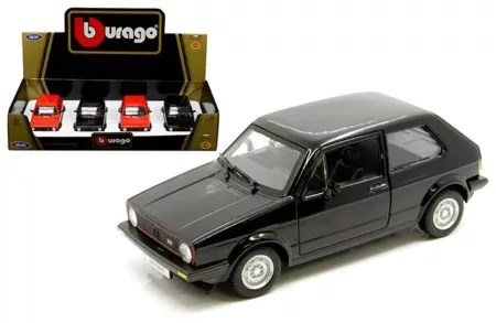 Bburago 1:24 1979 Volkswagen MK1 GTI - Display Tray Set of 4