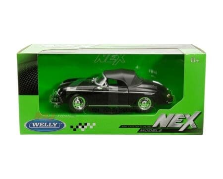 Welly 1:24 Porsche 356A Speedster - Black