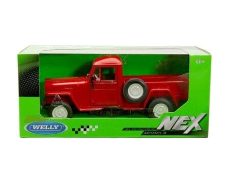 Welly 1:24 1947 Jeep Willys Pickup - Red