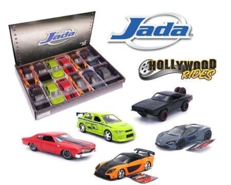 Jada 1:32 Fast & Furious Assortment - Hollywood Rides - Display Tray Set of 12