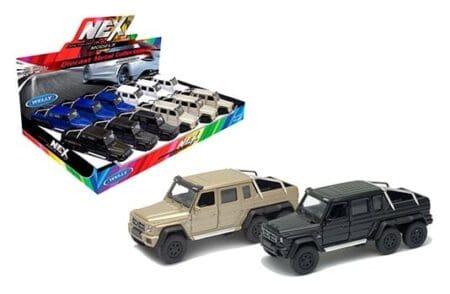 Welly 4.75" Mercedes-Benz AMG 6x6 - Display Tray Set of 12