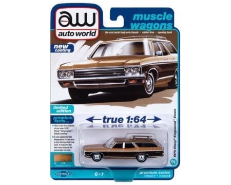 Auto World 1:64 1970 Chevrolet Kingswood Estate - Champagne Gold Poly - Premium 2023 Release 4 Version B Limited Edition