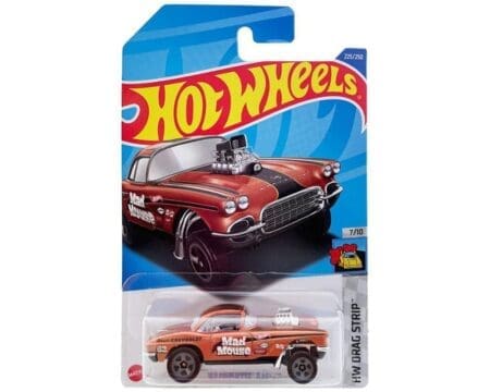 Hot Wheels 1:64 Basic Chevrolet Corvette Gasser - Red - Solid Case Pack
