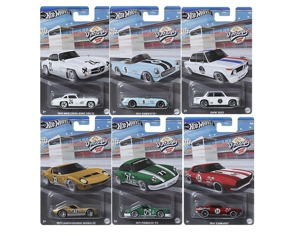 Hot Wheels 164 Vintage Grand Prix A Assortment 2024 EMC Exclusives