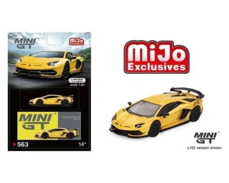 Mini GT 1:64 Lamborghini Aventador SVJ Giallo Orion - Mijo Exclusives