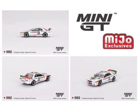 Mini GT 1:64 Nissan Skyline GT-R (R32) Gr. A #23 1990 Macau Guia Race Winner - MiJo Exclusives