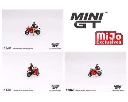 Mini GT 1:64 Ducati Panigale V4 S with Ducati Girl Figure