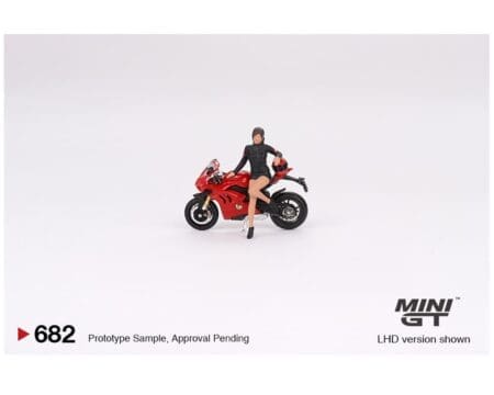 Mini GT 1:64 Ducati Panigale V4 S with Ducati Girl Figure - Image 4