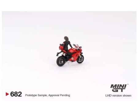 Mini GT 1:64 Ducati Panigale V4 S with Ducati Girl Figure - Image 3