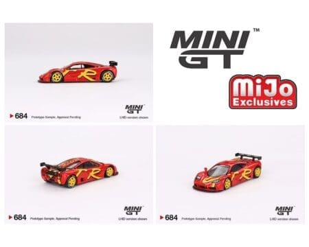 Mini GT 1:64 McLaren F1 GTR 1996 Presentation - MiJo Exclusives