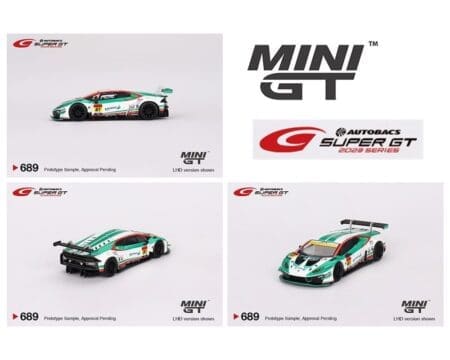 Mini GT 1:64 Japan Exclusive Lamborghini Huracán GT3 EVO2 #87 "Bamboo Airways Lamborghini GT3" JLOC  2023 SUPER GT SERIES
