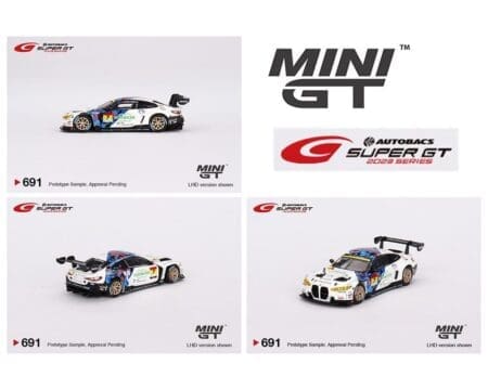Mini GT 1:64 Japan Exclusive BMW M4 GT3 #7 "Studie BMW M4" BMW M Team Studie x CRS 2023 SUPER GT SERIES