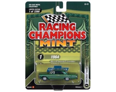 Racing Champions 1:64 1964 Chevrolet Impala Lowrider - Green - Mint 2023 Release 1 Version B Limited Edition