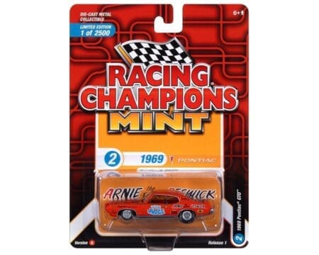 Racing Champions 1:64 1969 Pontiac GTO - Orange - Mint 2023 Release 1 Version A Limited Edition