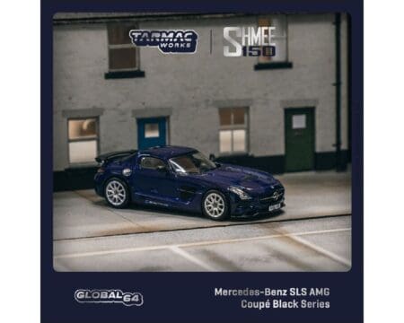 Tarmac Works 1:64 Mercedes-Benz SLS AMG Coupé Black Series SHMEE150 - Blue - Global64