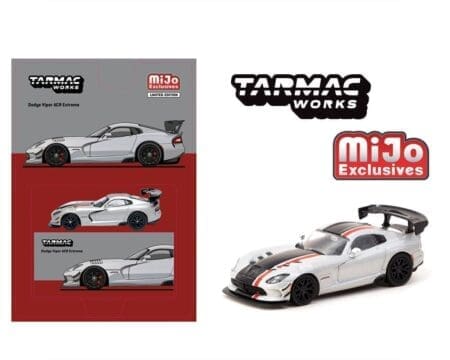 Tarmac Works 1:64 Dodge Viper ACR Extreme - Silver - Global64 - MiJo Exclusives