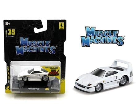 Muscle Machines 1:64 Ferrari F40 - White
