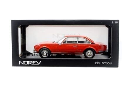 Norev 1:18 1971 Peugeot 504 Coupe - Red