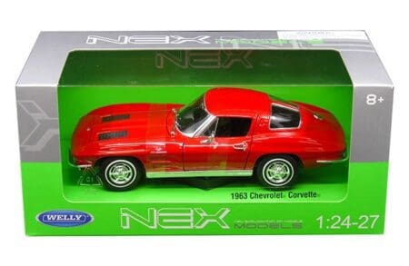 Welly 1:24 1963 Chevrolet Corvette (Red)