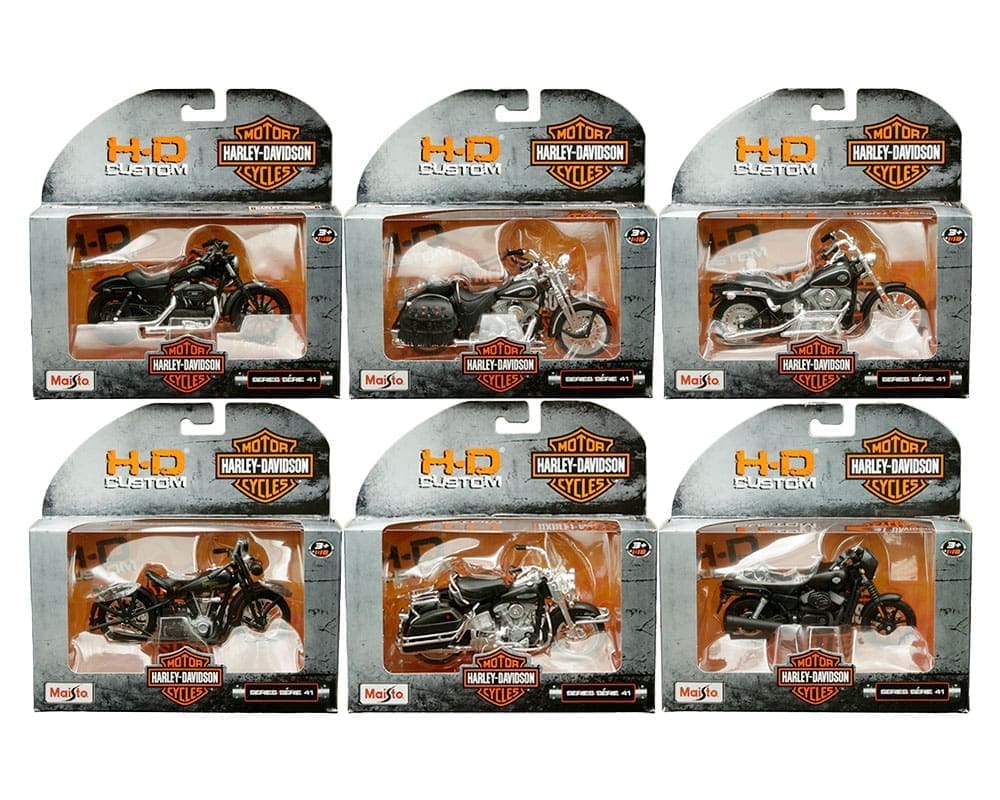 Maisto 1:18 Harley-Davidson Series 41 Assortment – Motorcycles - M