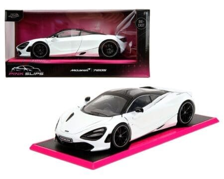 Jada 1:24 McLaren 720S - Iridescent Glossy White - Pink Slips