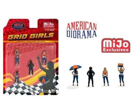 American Diorama 1:64 Grid Girls Figures - MiJo Exclusives Limited Edition
