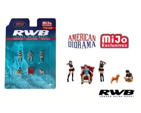 American Diorama 1:64 Figures RWB Legend Akira Nakai - Mijo Exclusives