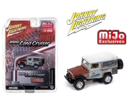 Johnny Lightning 1:64 1980 Toyota land Cruiser Weathered Patina Limited 4,800 pcs - Mijo Exclusives