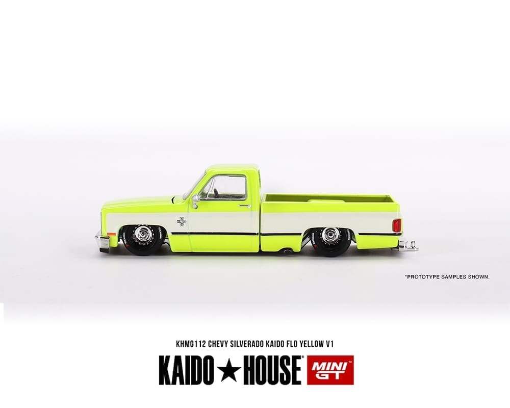 Kaido House x Mini GT 1:64 Chevrolet Silverado KAIDO Flo V1