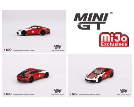 Mini GT 1:64 Porsche 911 (992) Carrera S Safety Car 2023 IMSA Daytona 24Hr. - MiJo Exclusives