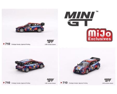 Mini GT 1:64 Hyundai i20 N Rally1 2023 Rally MonteCarlo 3rd Place #11- MiJo Exclusives