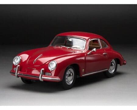 Sun Star 1:18 1957 Porsche 356A 1500 GS Carrera GT - Polyantha Red - European Collectibles - Image 2