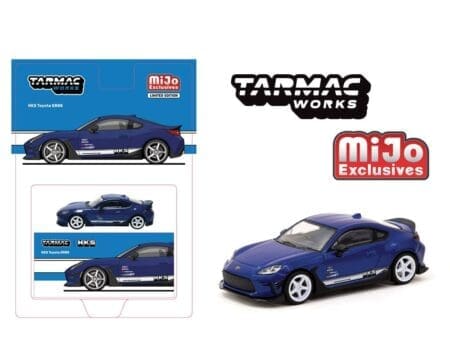 Tarmac Works 1:64 HKS Toyota GR86- Blue Metallic - Global64 - MiJo Exclusives