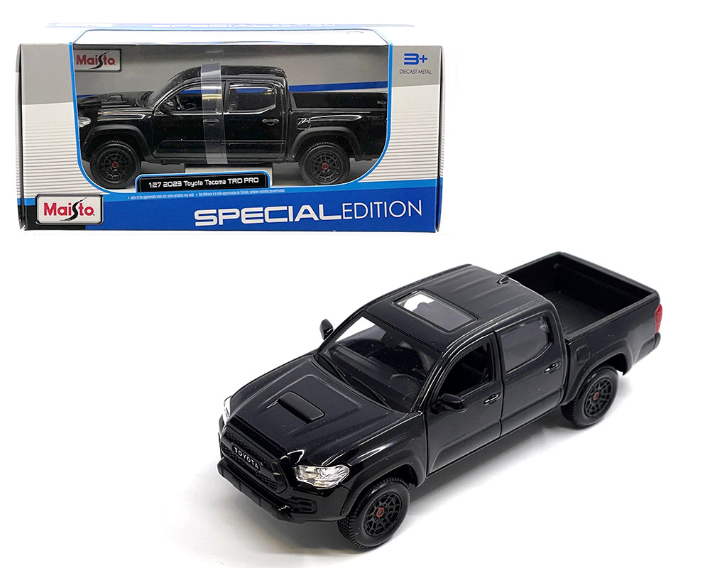 Maisto 1:27 2023 Toyota Tacoma TRD Pro - Black - Special Edition - MiJo  Exclusives - M & J Toys Inc. Die-Cast Distribution