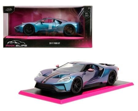 Jada 1:24 2017 Ford GT - Metallic Purple Blue - Pink Slips