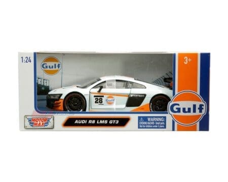Motormax 1:24 Audi R8 LMS GT3 - Light Blue - Gulf