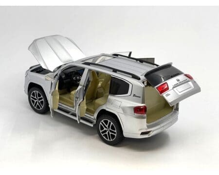 MiJo Exclusives 1:24 Toyota Land Cruiser 2023 - Silver - Image 3